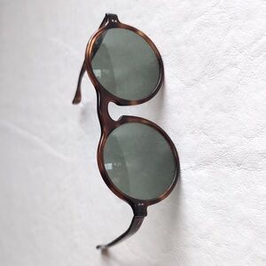 Bausch & Lomb Vintage Rare Sintra Large Round Sunglasses Tortes Shell Colorway